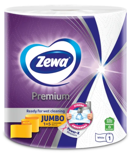 Zewa papírové utěrky Premium Jumbo 3vrstvé 1 role