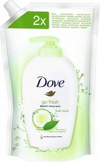 Dove Cucumber & green tea scent tekuté mýdlo náplň 500ml