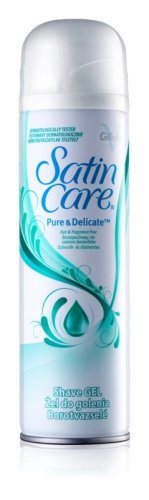 Gillette Satin Care gel na holení Pure & Delicate 200 ml