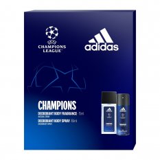 GIFT SET Adidas UEFA Champions deodorant s rozprašovačem 75 ml + Deodorant 150 ml