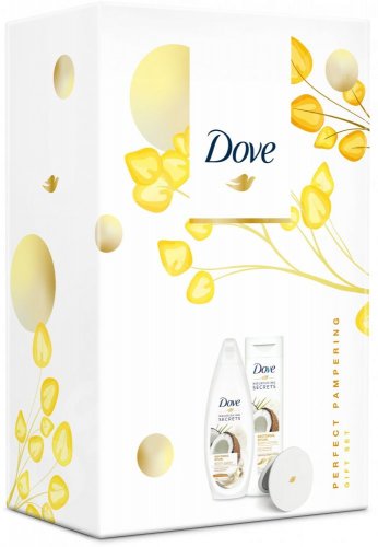 Dove WOMEN Perfect Pampering II. (Sprchový gel 250 ml + Tělové mléko 250 ml + zrcátko) SET