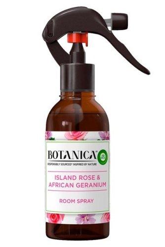 Air Wick Botanica Exotická růže a africká pelargónie rozprašovač 237 ml