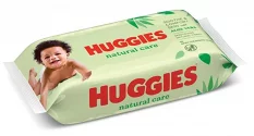 Huggies Natural care vlhčené ubrousky 56 kusů