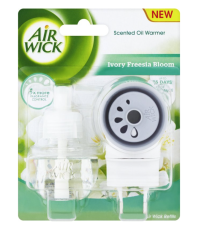 AIR WICK Elektrický osvěžovač vzduchu strojek a náplň Bílé květy 19 ml