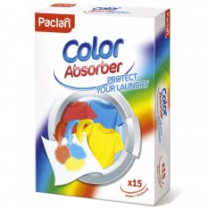 Paclan Color Catcher ubrousky do pračky proti zbarvení prádla 15 ks