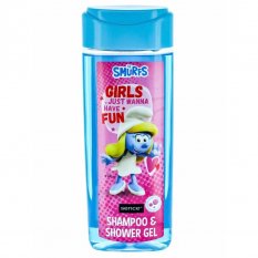 Šmoulové Pink Bubblegum Šampon a sprchový gel 210 ml