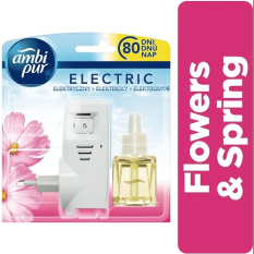 AMBI PUR Elektrický osvěžovač vzduchu strojek a náplň Flower&Spring 20 ml