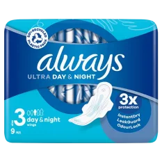 Always Ultra Day&Night Size 3 9ks