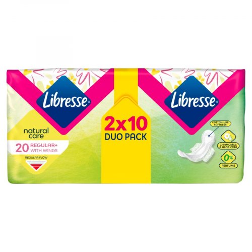 Libresse Natural Ultra Normal Clip hygienické vložky 20 kusů