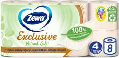 Zewa Exclusive Natural Soft 4vrstvý 8 ks