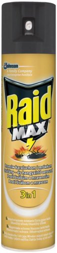 Raid Max proti švábům a mravencům 3v1 400 ml