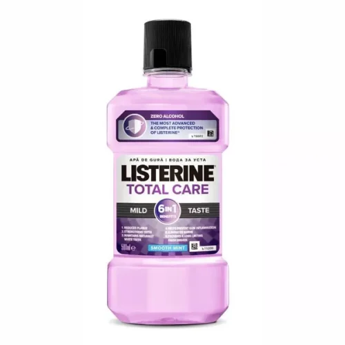 Listerine Total Care Zero ústní voda bez alkoholu 500 ml