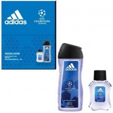 GIFT SET Adidas UEFA anthem edition toal. voda 50ml + sprchový gel 2in1 250ml