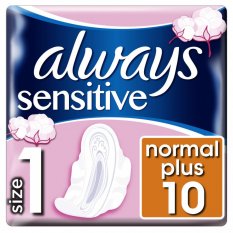 Always Ultra Sensitive Normal Plus 10 ks