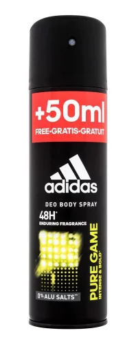 Adidas Pure Game 48h deospray bez obsahu hliníku 200 ml