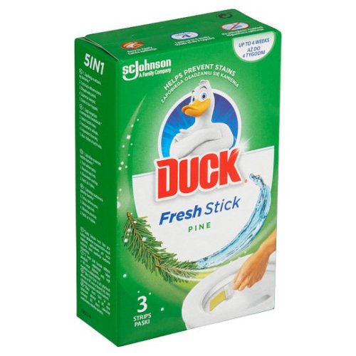 Duck Gelové pásky do WC Fresh stick Vůně lesa 3 kusy