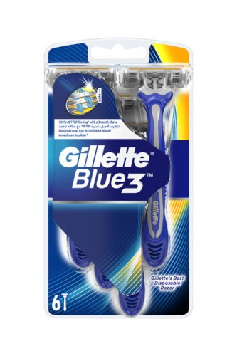Gillette Blue 3 Smooth 6 kusů