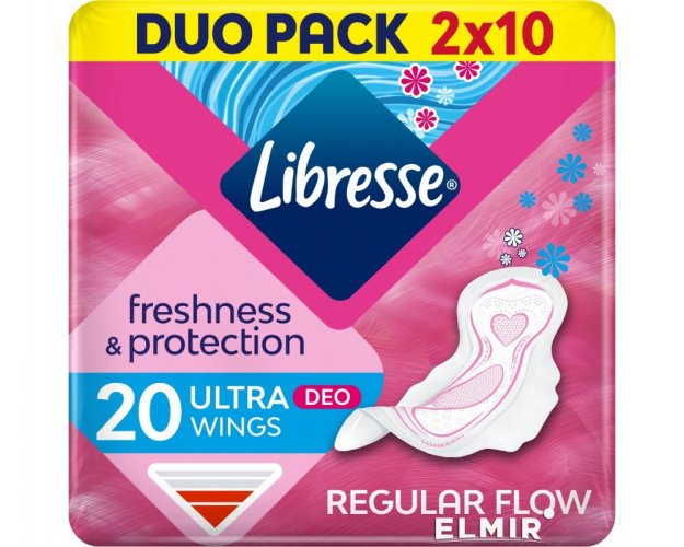 LIBRESSE Ultratenké vložky Freshness & Protection 20 kusů