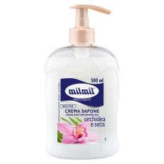 Milmil Tekuté krémové mýdlo Orchid & Silk 500 ml