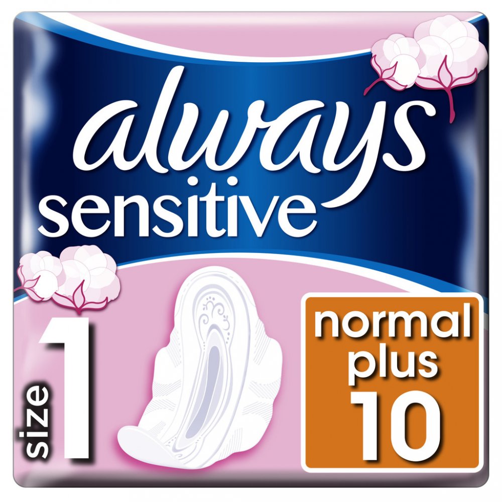 Always Ultra Sensitive Normal Plus 10 kusů