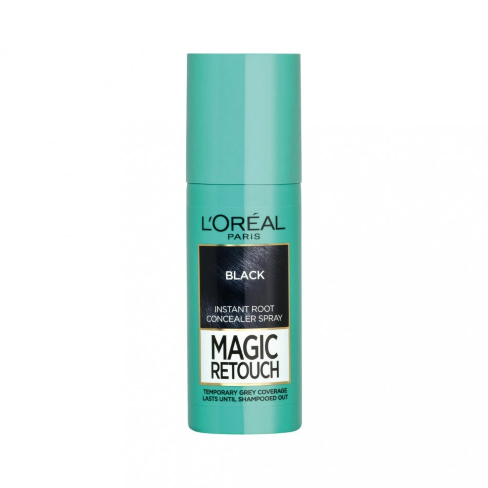 L’Oréal Paris Magic Retouch Sprej pro okamžité zakrytí odrostů 75 ml černá