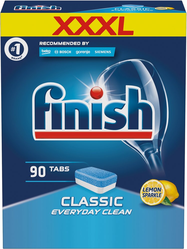 FINISH Classic tablety do myčky nádobí Lemon 90 kusů