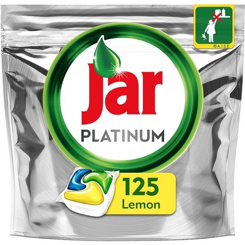Jar Tablety do myčky Platinum 125 ks