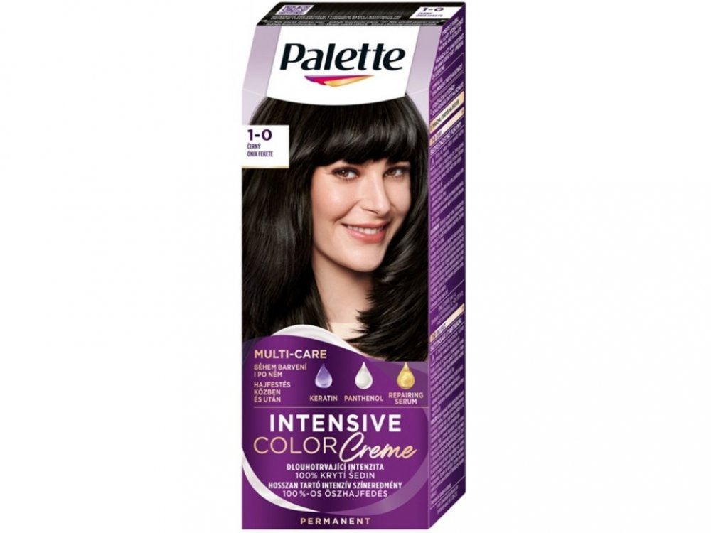 Palette Intensive color creme barva na vlasy odstín N1 1-0 černá