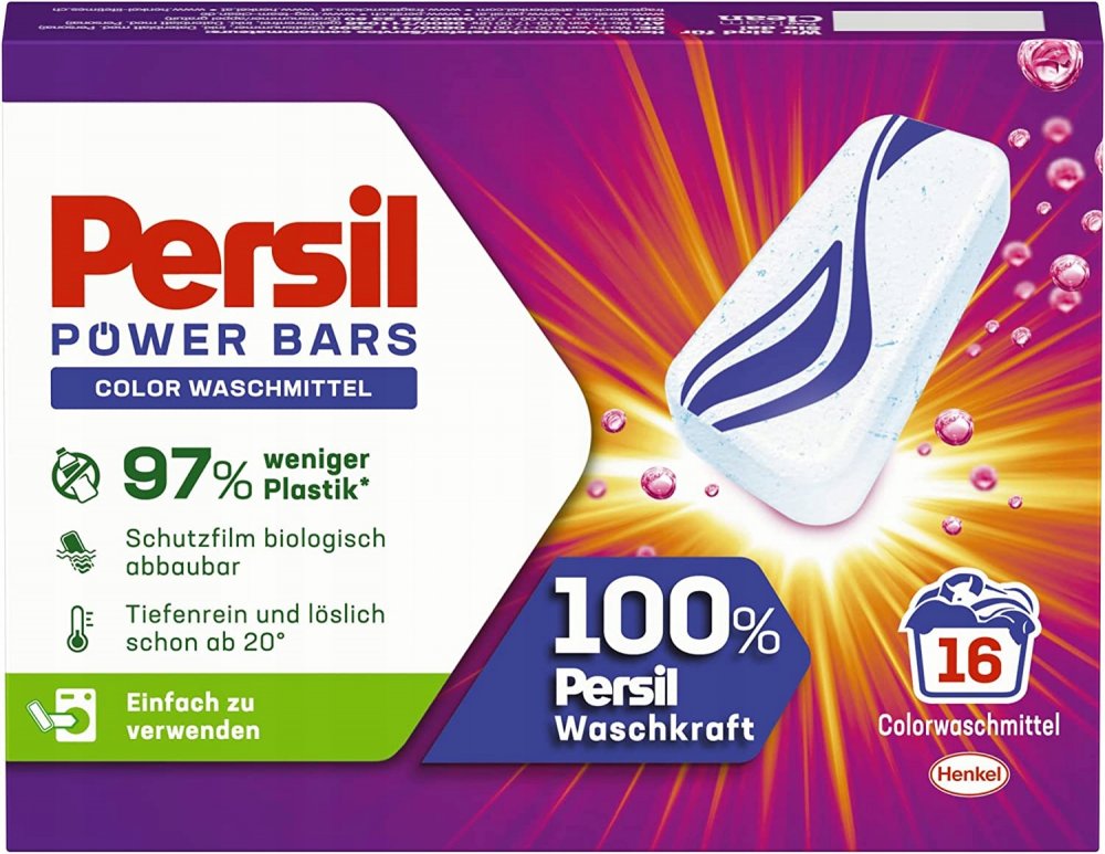 Persil POWER Bars Color Waschmittel 16 kusů