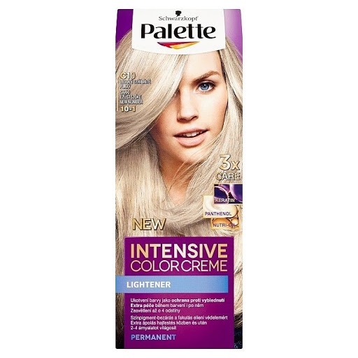 Palette Intensive color creme barva na vlasy odstín C10 10-1 ledově stříbrná plavá