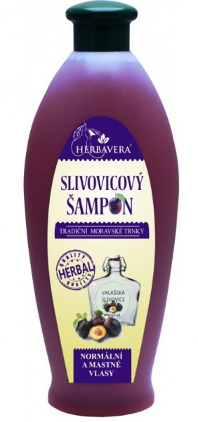 HERBAVERA Slivovicový šampon s panthenolem 550 ml