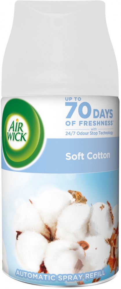 Air Wick Náplň do automatického difuzéru Freshmatic Jemná bavlna 250 ml