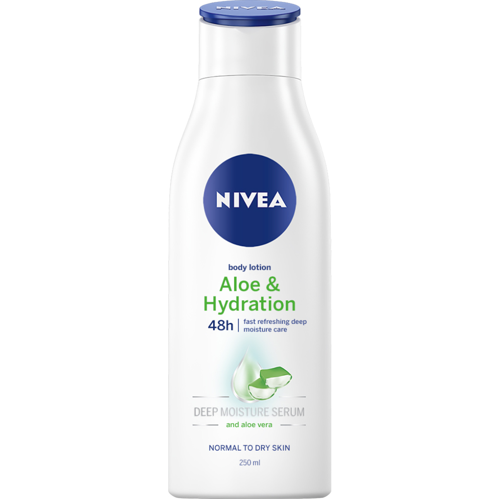 Nivea Aloe & Hydration 48h lehké tělové mléko 250 ml