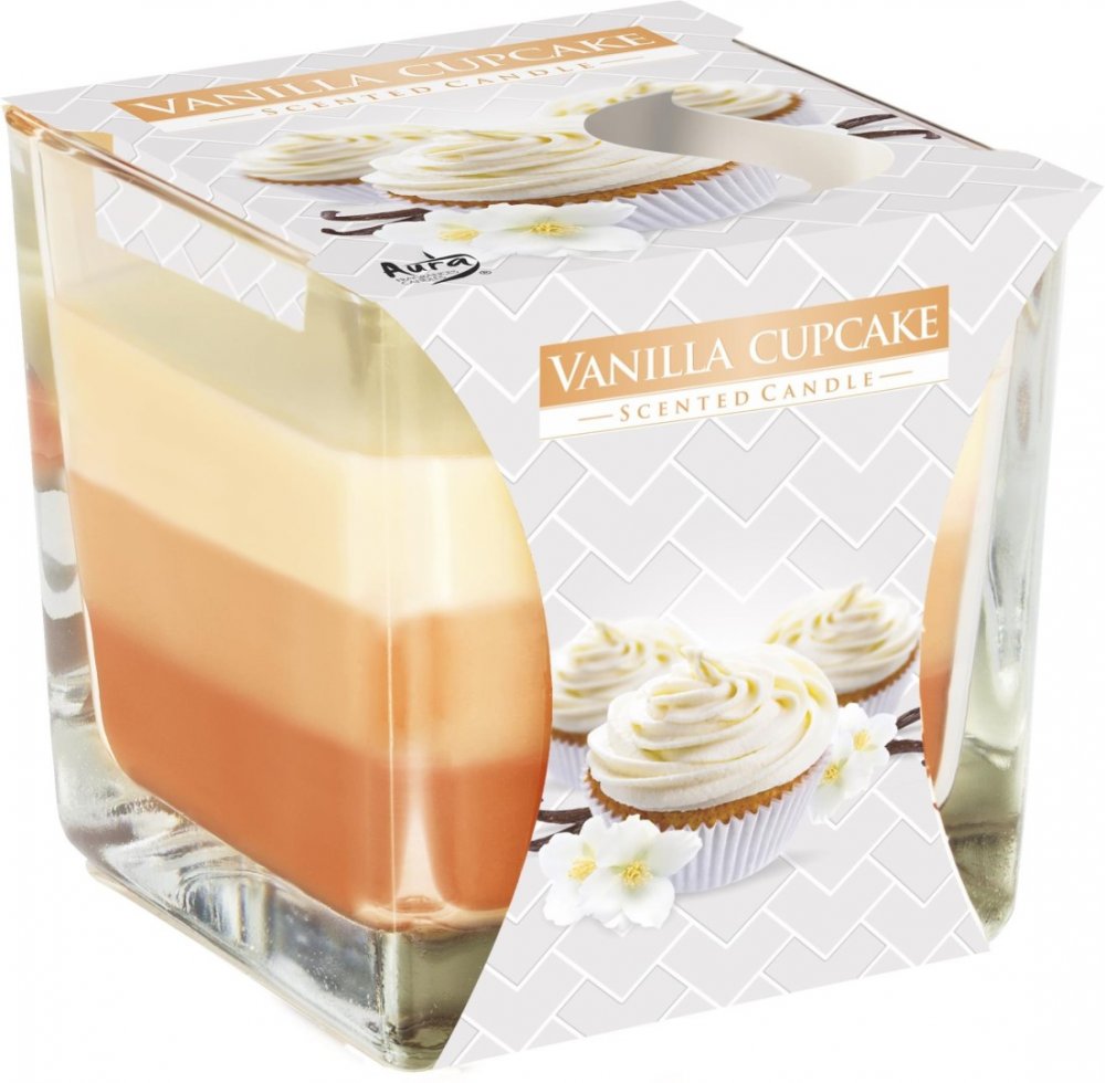 BISPOL Vonná svíčka Vanilla cupcake 170 g