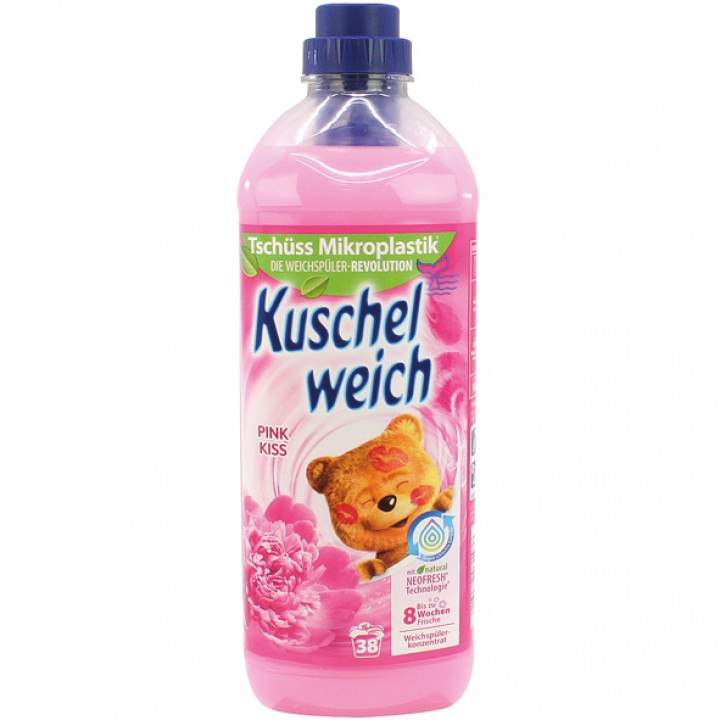 Kuschelweich aviváž Pink Kiss růžová 1L 38 praní
