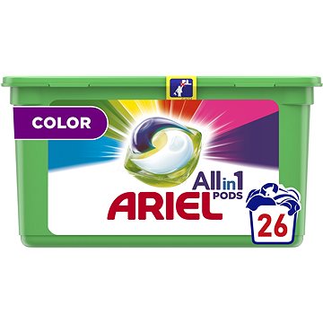 Ariel pods All in 1 Color Kapsle na praní 26 kusů