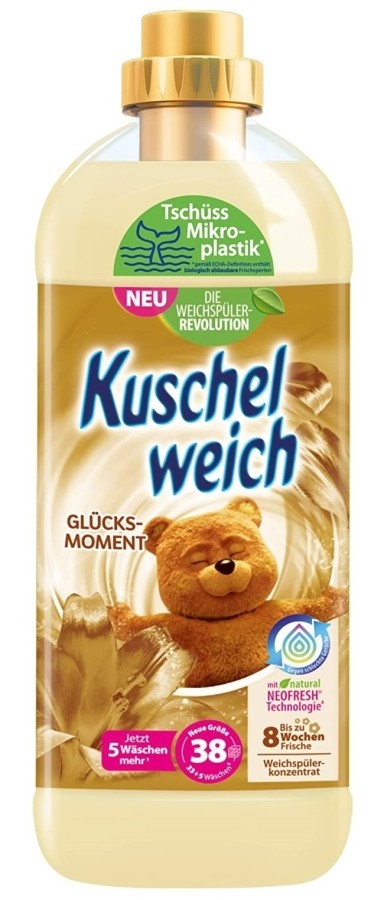 Kuschelweich aviváž Glucksmoment zlatá 1L 38 praní