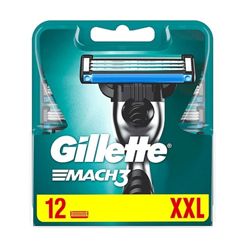 Gillette Mach 3 XXL 12 náhrad