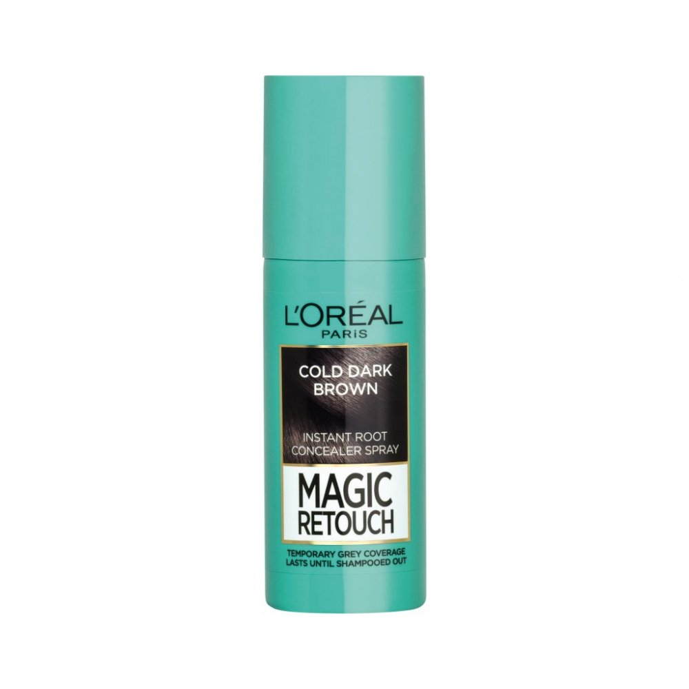 L’Oréal Paris Magic Retouch Sprej pro okamžité zakrytí odrtostů černohnědá 75 ml