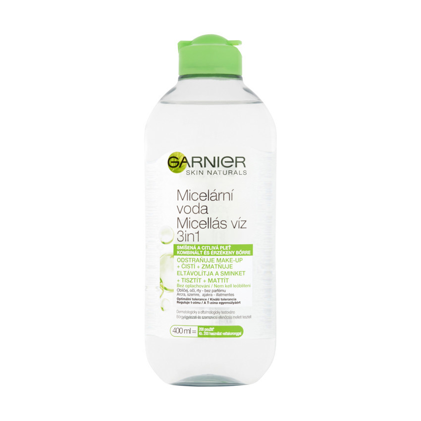 Garnier Skin Naturals micelární voda 3v1 pro smíšenou a citlivou pleť 400 ml