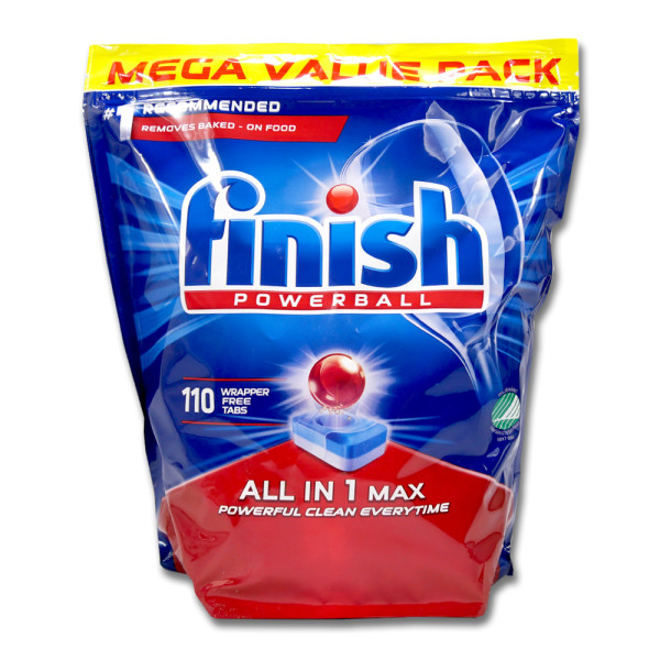 Finish Powerball Allin1 Mega Value Pack 110 kusů