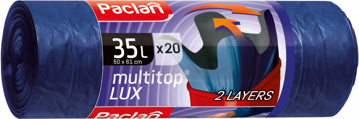 Paclan Multitop Lux 35 l 25µm 20 kusů