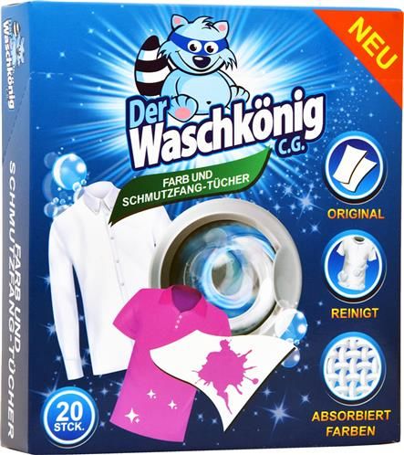 Waschkönig ubrousky proti zabarvení prádla 20 kusů