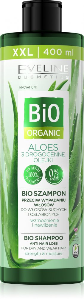 Eveline cosmetics bio ORGANIC kondicionér pro suché a slabé vlasy 400 ml