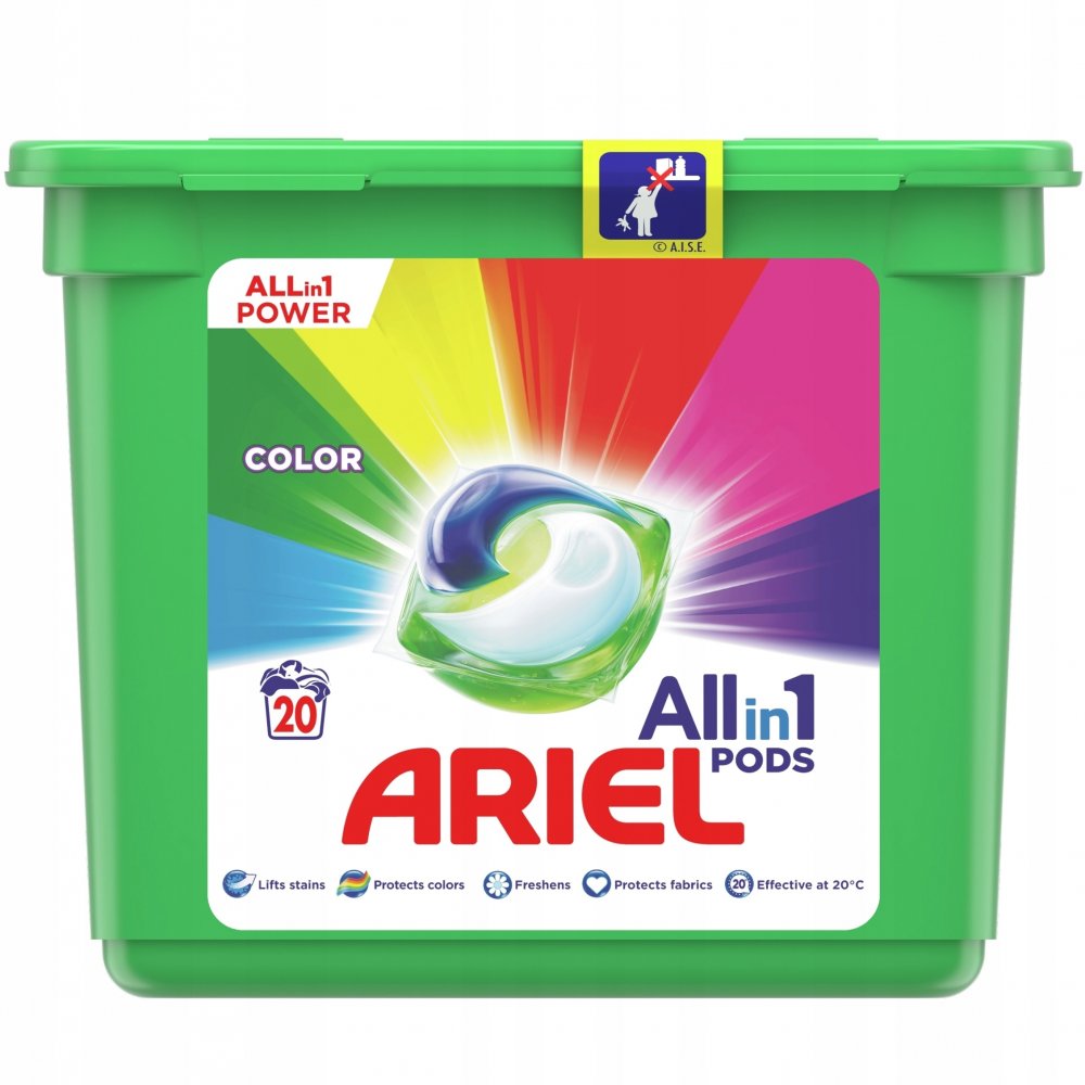 Ariel Pods Allin1 Color 20 kusů