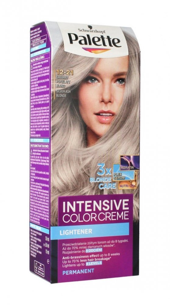 Palette Intensive Color Creme barva na vlasy Stříbrná Popelavá Blond 12-21