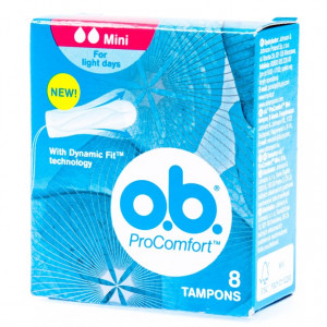O.B. tampony Pro Comfort mini 8 kusů